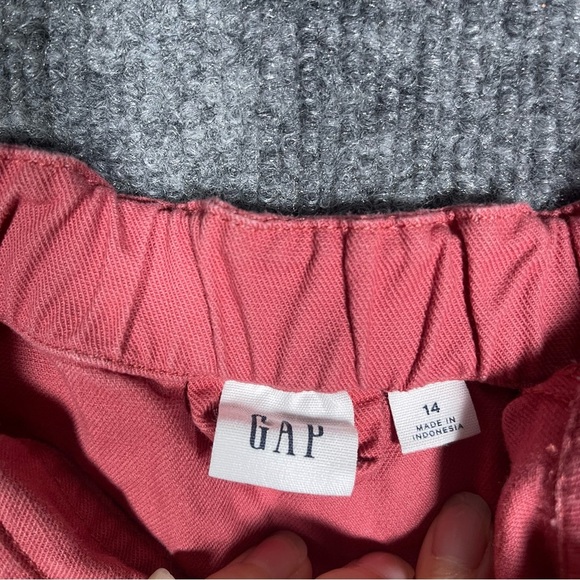 Gap Women’s 14 Pink Apron Dress Linen Cotton Teacher 90s Y2K - Picture 13 of 16